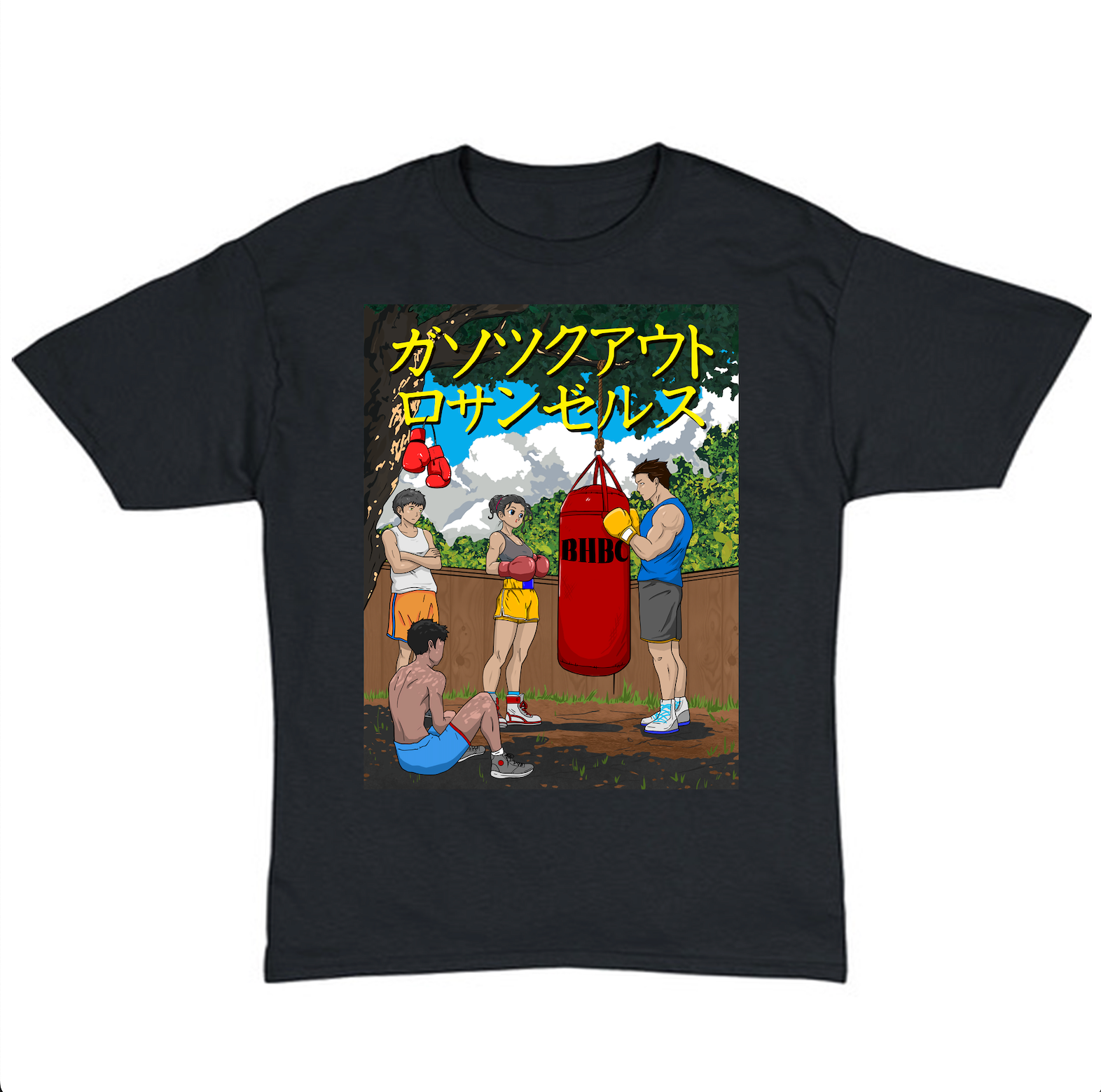 BOOTCAMP - LIMITED EDITIONS BHBC ANIME CHARACTER T SHIRTS ALSO ON NEXT LEVEL APPAREL